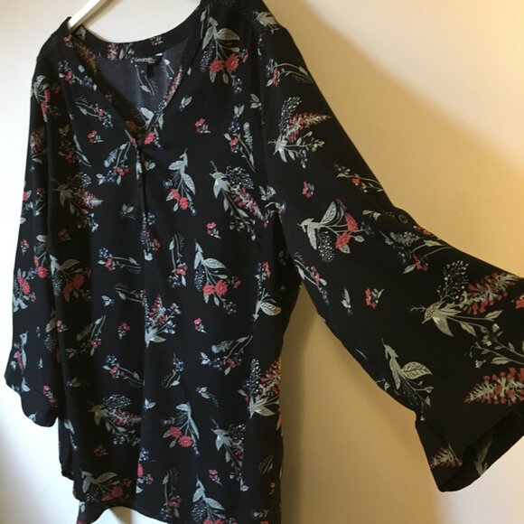 George Black Floral Tunic Top - Picture 6 of 16